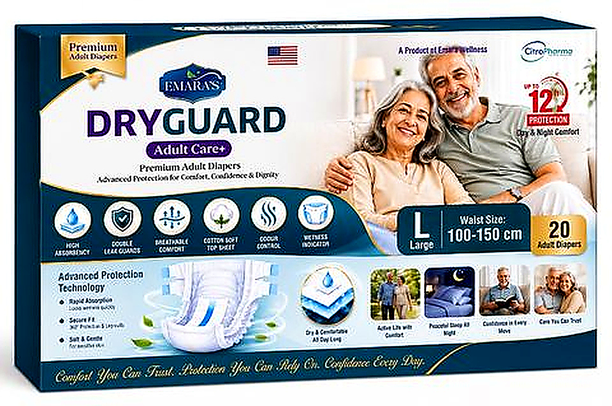 Dry Guard Premium Tape Diaper Day Use