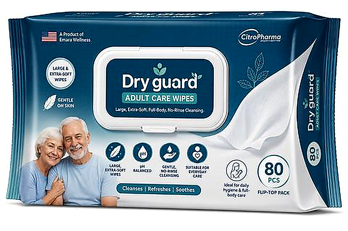 Dry Guard Adult Care Wipes