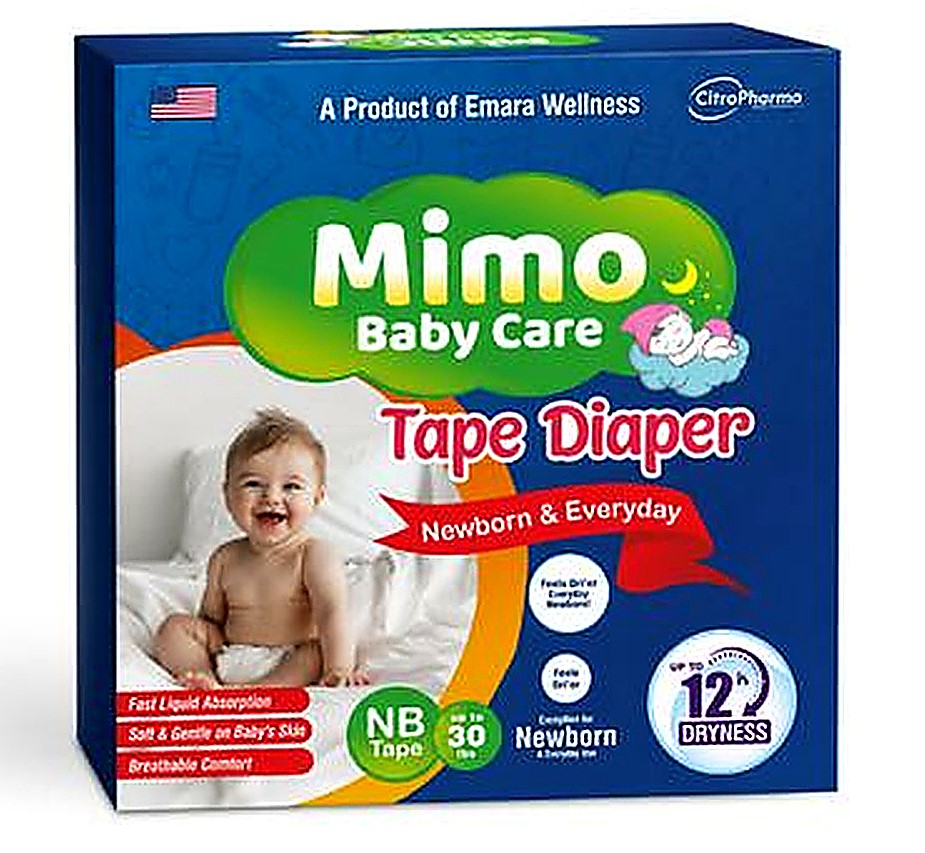 Mimo Baby Tape Diaper Newborn and Everyday