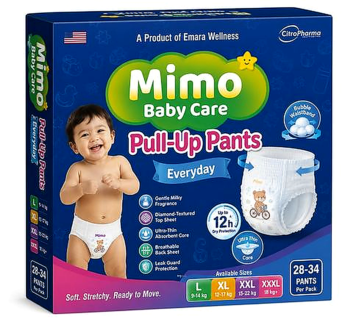 Mimo Baby Pull-Up Pants Everyday