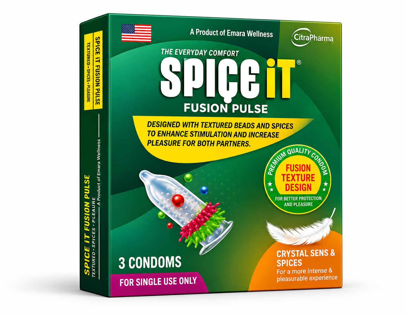 Spice iT Fusion Pulse condom