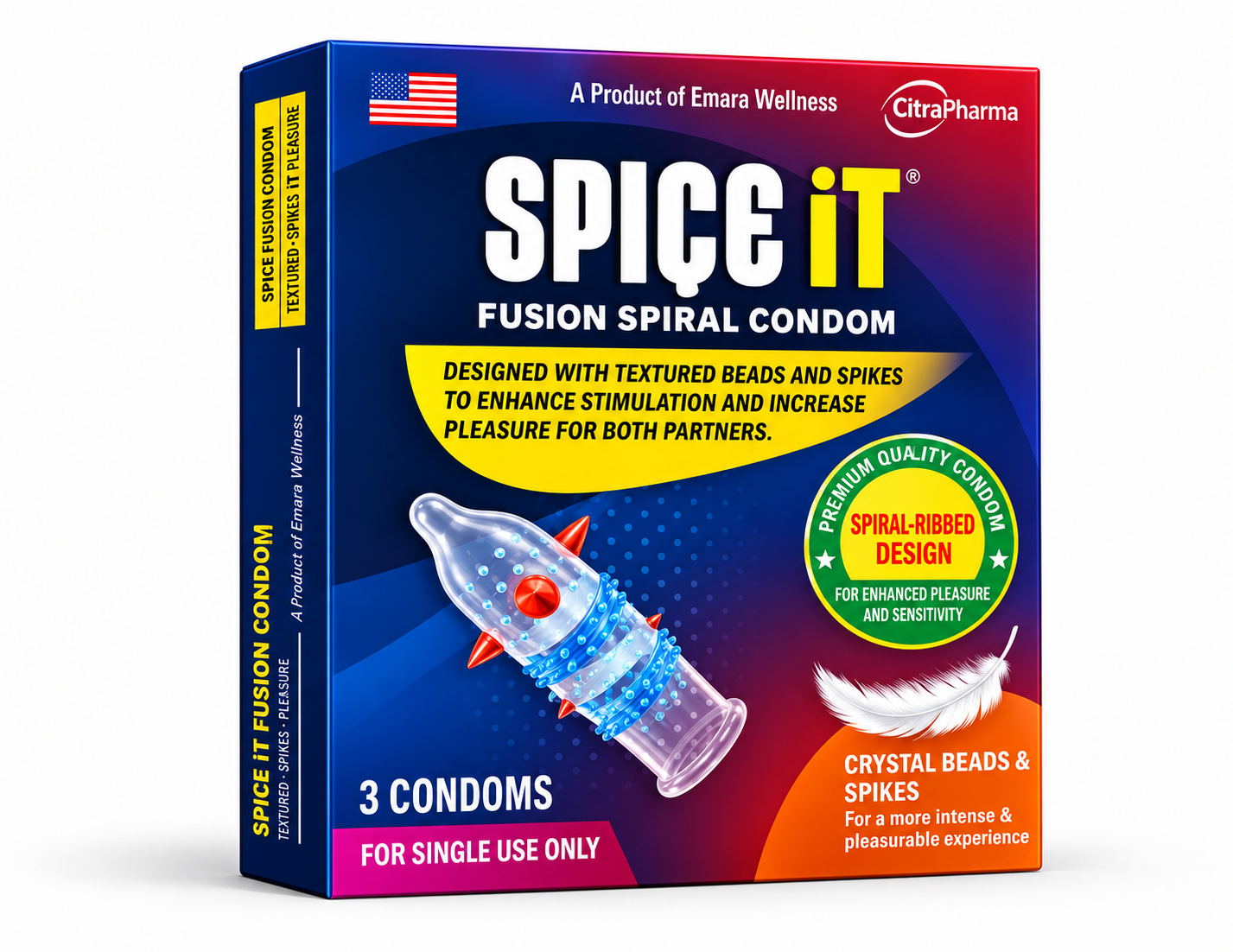Spice iT Fusion Spiral condom