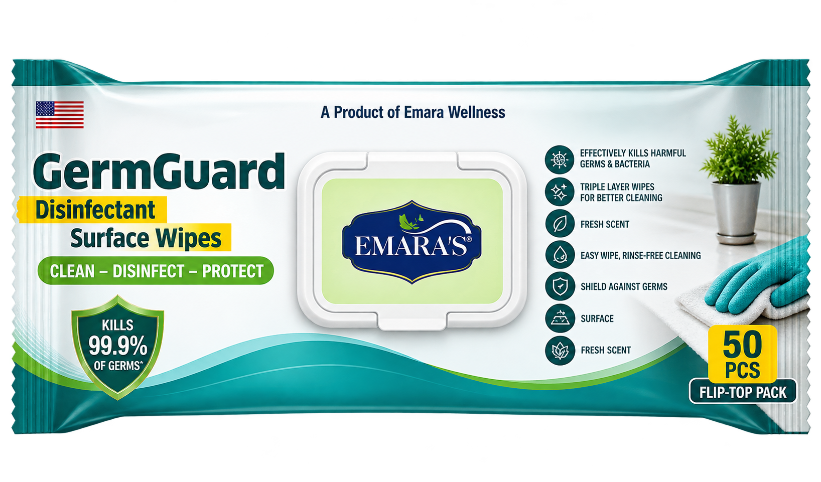 Disinfectant Surface Wipes